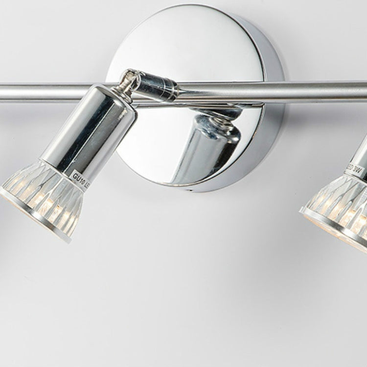 Lampadario a LED Lampada da parete frontale a specchio regolabile con montaggio a soffitto da 9 W, White Light, Warm Light, Without Bulb