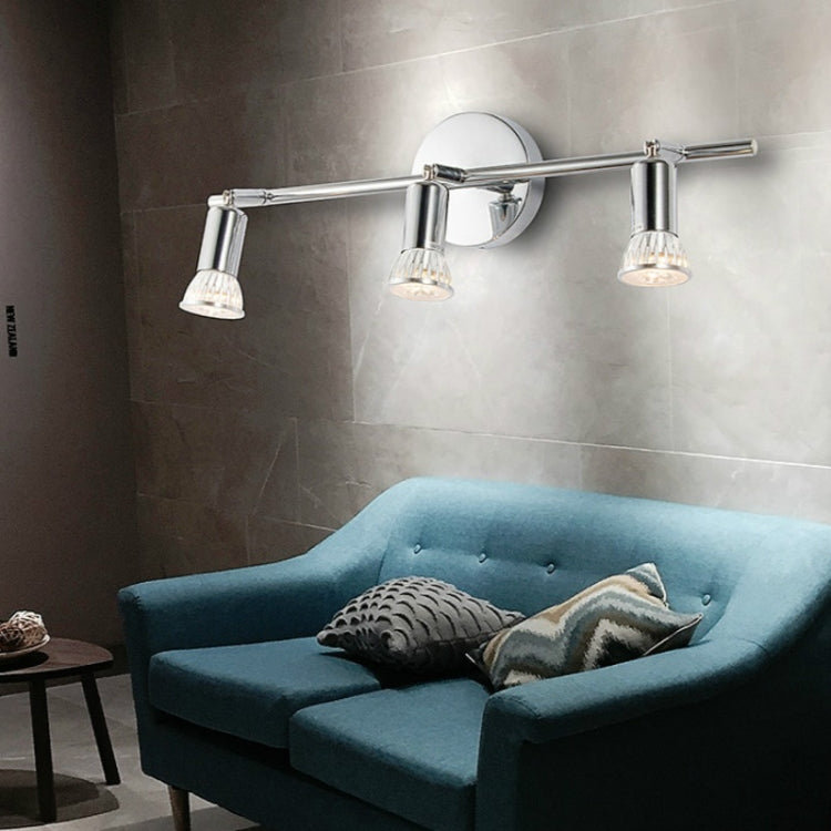 Lampadario a LED Lampada da parete frontale a specchio regolabile con montaggio a soffitto da 9 W, White Light, Warm Light, Without Bulb