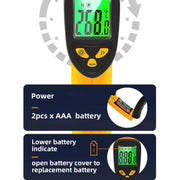Termometro a infrarossi portatile senza contatto BSIDE H1 da 550 gradi Celsius, H1