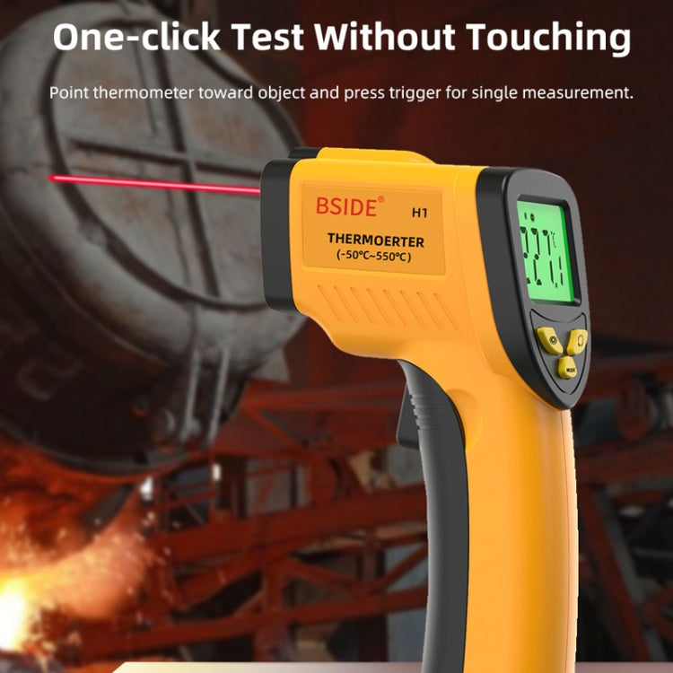 Termometro a infrarossi portatile BSIDE H1 da -50 a 550°C