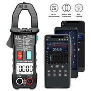 Pinza amperometrica AC intelligente ad alta precisione Bluetooth 5.0 BSIDE da 6000 parole, ZT-5BQ, ZT-5BQ+C3140 Clip