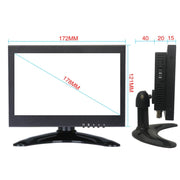 ZGYNK B1042 Display per monitor per computer portatile in metallo ad alta definizione, 7 inch VGA AV HDMI BNC, 9.7 inch VGA AV HDMI BNC, 10.1 inch VGA AV HDMI BNC, 12 inch VGA AV HDMI BNC, 12.5 inch VGA AV HDMI BNC