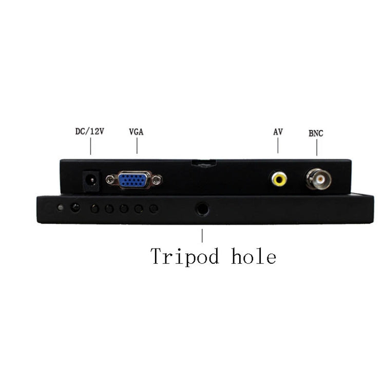 ZGYNK B1042 Display per monitor per computer portatile in metallo ad alta definizione, 7 inch VGA AV HDMI BNC, 9.7 inch VGA AV HDMI BNC, 10.1 inch VGA AV HDMI BNC, 12 inch VGA AV HDMI BNC, 12.5 inch VGA AV HDMI BNC