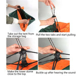 Tenda pieghevole per cani e gatti da esterno 79x77x62 cm