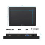 Schermo industriale con display integrato ZGYNK KQ101 HD, 10 inch  Embedded, 15.6 inch  Embedded, 10 inch  Resistive, 15.6 inch  Resistive, 10 inch  Capacitive, 15.6 inch  Capacitive
