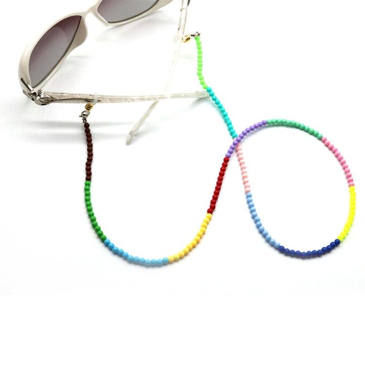 Catena per occhiali con perline colorate antiscivolo