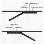 Display portatile 1080P da 15,6 pollici, 15.6 Inch 1920x1080P Touch Version, Regular Version, Battery Version, Battery Touch Version