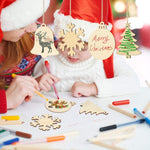 Set regalo di decorazioni natalizie creative fai-da-te Ciondolo in trucioli di legno fatto a mano, JM02027, JM02028, JM02029, JM02030, JM02031, JM02032, JM02033, JM02034, JM02035, JM02036, JM02037, JM02038, JM02039, JM02040, JM02041