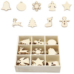 Set regalo di decorazioni natalizie creative fai-da-te Ciondolo in trucioli di legno fatto a mano, JM02027, JM02028, JM02029, JM02030, JM02031, JM02032, JM02033, JM02034, JM02035, JM02036, JM02037, JM02038, JM02039, JM02040, JM02041