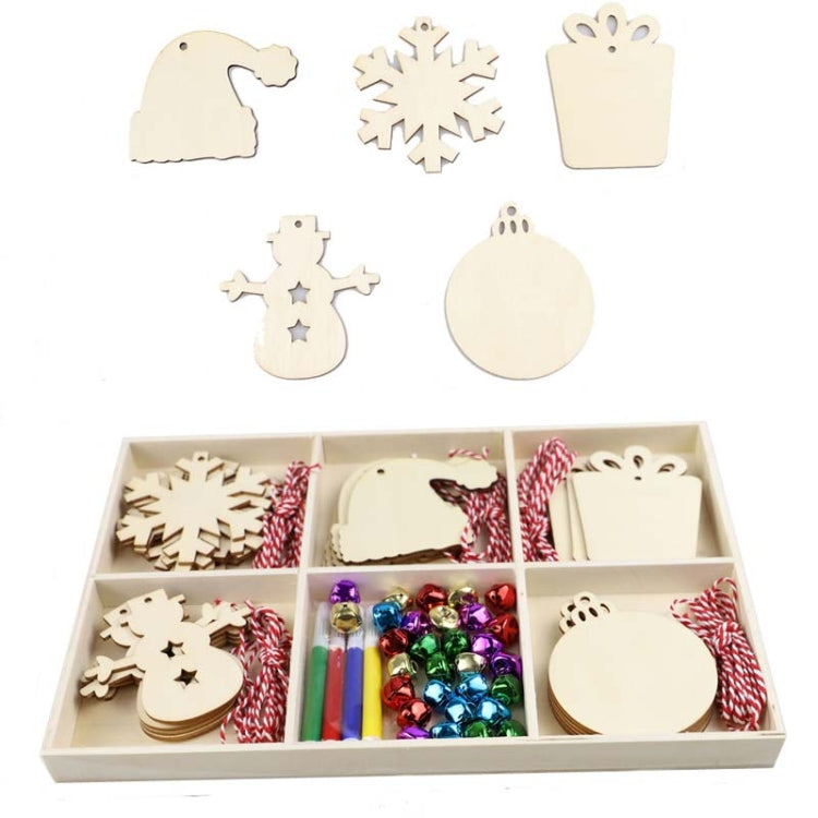 Set regalo di decorazioni natalizie creative fai-da-te Ciondolo in trucioli di legno fatto a mano, JM02027, JM02028, JM02029, JM02030, JM02031, JM02032, JM02033, JM02034, JM02035, JM02036, JM02037, JM02038, JM02039, JM02040, JM02041