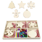 Set regalo di decorazioni natalizie creative fai-da-te Ciondolo in trucioli di legno fatto a mano, JM02027, JM02028, JM02029, JM02030, JM02031, JM02032, JM02033, JM02034, JM02035, JM02036, JM02037, JM02038, JM02039, JM02040, JM02041