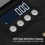 Mini bilancia portatile per gioielleria, bilancia elettronica ad alta precisione, 500g/0.1g, 100g/0.01g, 200g/0.01g, 300g/0.01g, 500g/0.01g, 1000g/0.1g