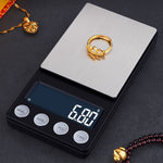 Mini bilancia portatile per gioielleria, bilancia elettronica ad alta precisione, 500g/0.1g, 100g/0.01g, 200g/0.01g, 300g/0.01g, 500g/0.01g, 1000g/0.1g