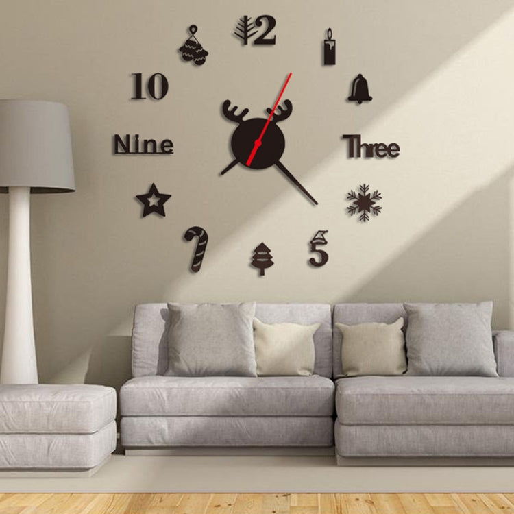 3 pezzi orologio da parete in acrilico 3D decorazione fai da te per soggiorno, camera da letto, sfondo da parete