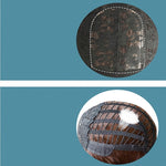 Parrucca da donna con frangia d'aria per capelli lunghi e lisci, Honey Tea, Cool Brown, Black Brown