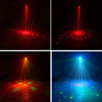 MN-R60 Mini luce laser ad attivazione vocale ricaricabile USB Natale Home Entertainment Flash LED Luce laser per atmosfera Luce da palco