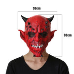 Festa di Halloween Casa stregata Bar Inferno Corno di bue Mostro Horror Copricapo Maschera in lattice, Horns
