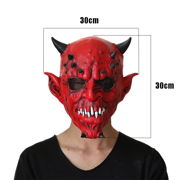 Festa di Halloween Casa stregata Bar Inferno Corno di bue Mostro Horror Copricapo Maschera in lattice, Horns