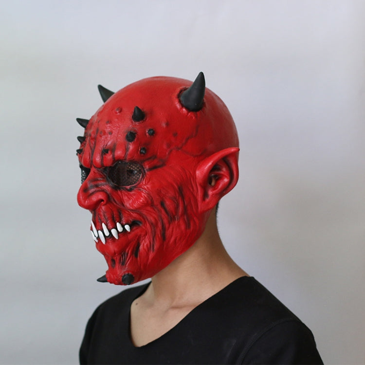 Festa di Halloween Casa stregata Bar Inferno Corno di bue Mostro Horror Copricapo Maschera in lattice, Horns