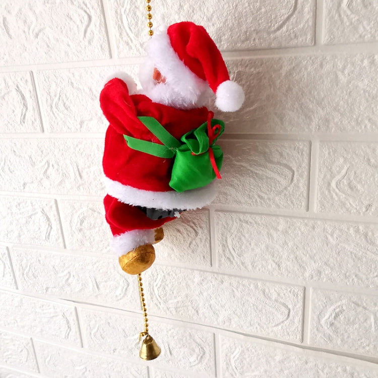 Decorazione elettrica del regalo dei bambini di Natale del giocattolo di Babbo Natale, Double Ladder C, Ladder A House, Climbing Beads, Red Ladder