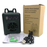 K6 USB ricaricabile ad ultrasuoni Repeller antiabbaio per addestramento del cane, K6 (Green)