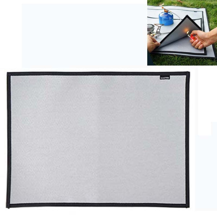 CLS Outdoor Camping Panno ignifugo Picnic Barbecue Tappetino isolante termico Coperta ignifuga in fibra di vetro, 46x35cm, 60x53cm, 105x60cm