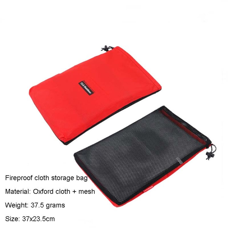 CLS Outdoor Camping Panno ignifugo Picnic Barbecue Tappetino isolante termico Coperta ignifuga in fibra di vetro, 46x35cm, 60x53cm, 105x60cm