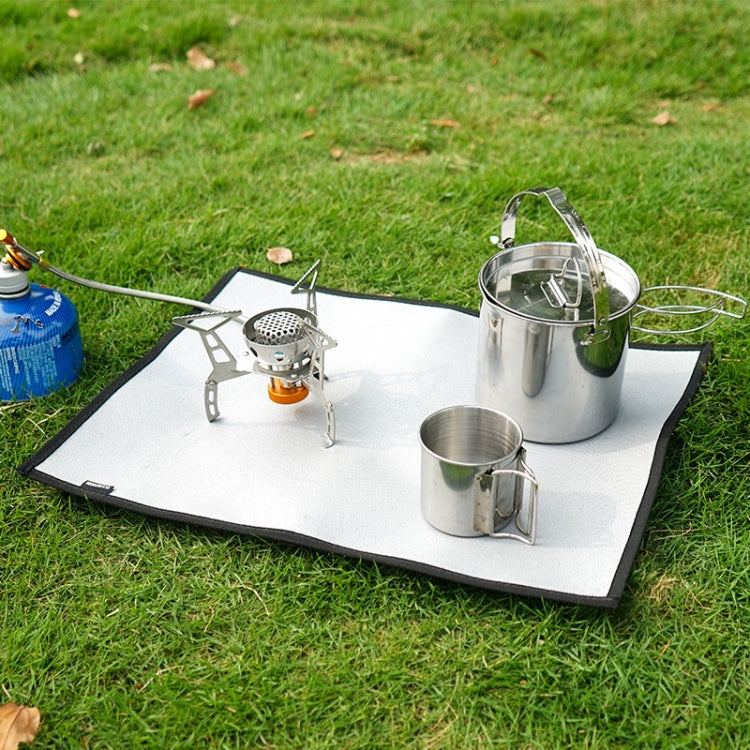 CLS Outdoor Camping Panno ignifugo Picnic Barbecue Tappetino isolante termico Coperta ignifuga in fibra di vetro, 46x35cm, 60x53cm, 105x60cm