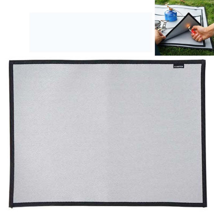 CLS Outdoor Camping Panno ignifugo Picnic Barbecue Tappetino isolante termico Coperta ignifuga in fibra di vetro, 46x35cm, 60x53cm, 105x60cm