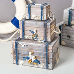 Scatola portaoggetti in legno 3 in 1 Scatole per gioielli Decorazione scatola in legno