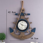Decorazione da parete con orologio in legno retrò vecchio orologio da parete