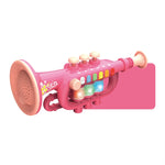 Puzzle per l'educazione precoce dei bambini che gioca con uno strumento musicale di simulazione, 6806 Trumpet-Red, 6806 Trumpet-Blue, 6807 Clarinet-Red, 6807 Clarinet-White, 6805 Saxophone-Red, 6805 Saxophone-Green