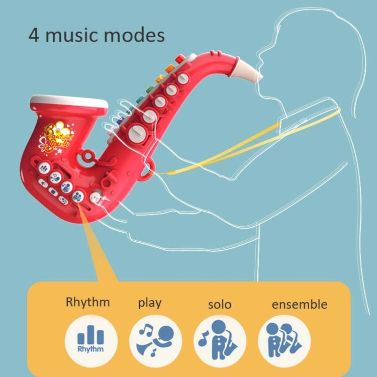 Puzzle per l'educazione precoce dei bambini che gioca con uno strumento musicale di simulazione, 6806 Trumpet-Red, 6806 Trumpet-Blue, 6807 Clarinet-Red, 6807 Clarinet-White, 6805 Saxophone-Red, 6805 Saxophone-Green