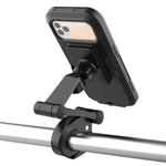Staffa per telefono cellulare specchietto retrovisore per moto Staffa per telefono cellulare per locomotiva Staffa impermeabile per maniglia per bicicletta, Waterproof Bracket