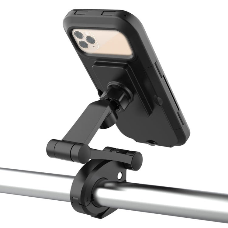 Staffa per telefono cellulare specchietto retrovisore per moto Staffa per telefono cellulare per locomotiva Staffa impermeabile per maniglia per bicicletta, Waterproof Bracket