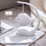 Lampada da scrivania con musica da comodino per camera da letto, luce notturna con altoparlante per uccelli, Basic, Bluetooth