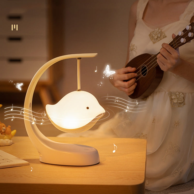 Lampada da scrivania con musica da comodino per camera da letto, luce notturna con altoparlante per uccelli, Basic, Bluetooth