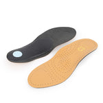 1 paio di solette per la correzione dell'arco plantare in pelle traspirante che assorbe il sudore e gli urti, 35-36, 37-38, 39-40, 41-42, 43-44, 45-46