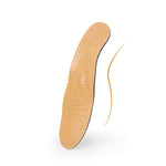 1 paio di solette per la correzione dell'arco plantare in pelle traspirante che assorbe il sudore e gli urti, 35-36, 37-38, 39-40, 41-42, 43-44, 45-46