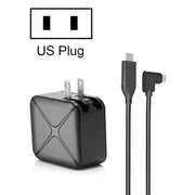 La base dell'adattatore CA per proiezione e ricarica multifunzione supporta Android/PC/Lite per Switch, Black+US Plug, Black+EU Plug, Black+UK Plug