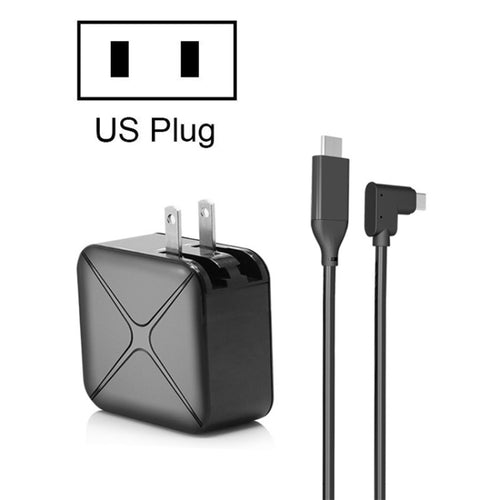 La base dell'adattatore CA per proiezione e ricarica multifunzione supporta Android/PC/Lite per Switch, Black+US Plug, Black+EU Plug, Black+UK Plug