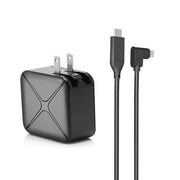 La base dell'adattatore CA per proiezione e ricarica multifunzione supporta Android/PC/Lite per Switch, Black+US Plug, Black+EU Plug, Black+UK Plug