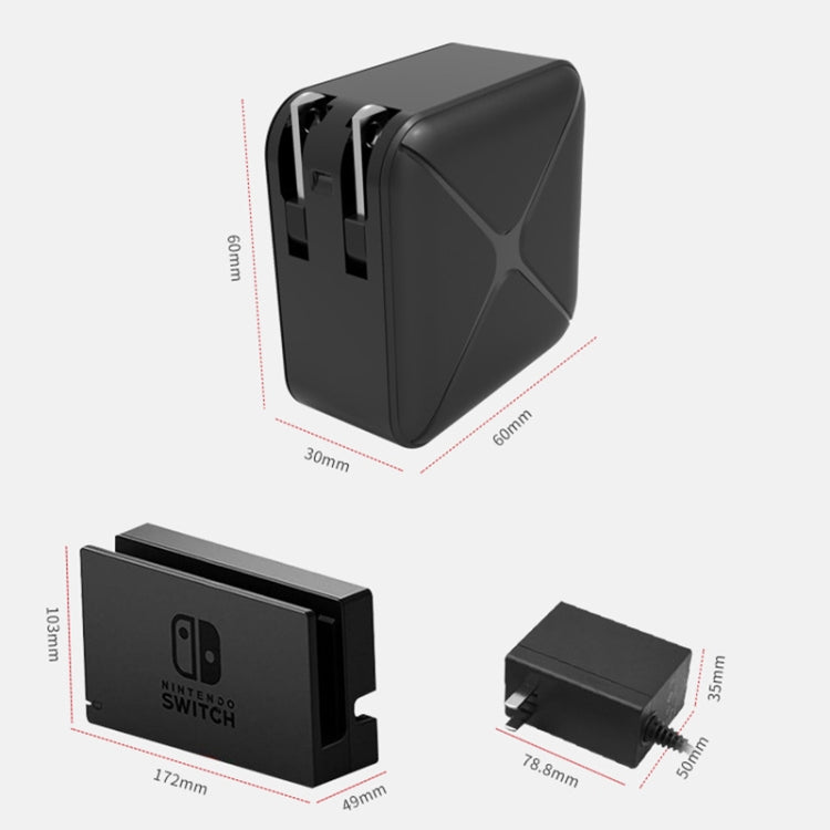 Adattatore CA multifunzione con HDMI e USB per Switch