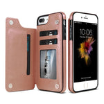 Custodia in pelle PU per iPhone XR con porta carte
