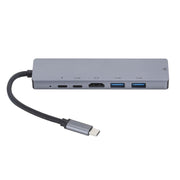 Docking station da USB 3.1 tipo C a HDMI+RJ45 6 in 1 per docking station Nintendo tipo C, 6 in 1