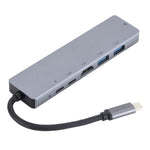 Docking station da USB 3.1 tipo C a HDMI+RJ45 6 in 1 per docking station Nintendo tipo C, 6 in 1