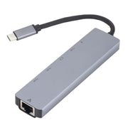 Docking station da USB 3.1 tipo C a HDMI+RJ45 6 in 1 per docking station Nintendo tipo C, 6 in 1