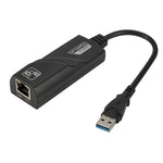 Scheda di rete Gigabit esterna da RJ45 a USB 3.0 da 10/100/1000 Mbps, supporto WIN10