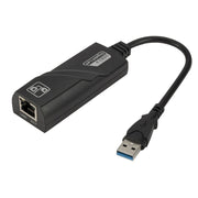 Scheda di rete Gigabit esterna da RJ45 a USB 3.0 da 10/100/1000 Mbps, supporto WIN10