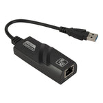 Scheda di rete Gigabit esterna da RJ45 a USB 3.0 da 10/100/1000 Mbps, supporto WIN10